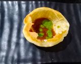 A picture of step 7 of Raj Kachori / Bhel Kachori.