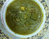 A picture of step 3 of Spinach with paneer.
