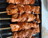 A picture of step 3 of Filipino Style Pork and Chicken Barbecue.
