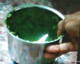 A picture of step 1 of SPICY  CORIANDER  PULAO.
