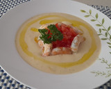 Foto del paso 3 de la receta: Vichyssoise con tomate y gambas