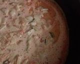 Hình bước làm 2 của món Crepe kim chi bằng bột năng