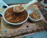 A picture of step 10 of Manchow soup(Indo-chinese).