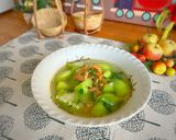 Hình bước làm 2 của món Canh Mướp Khía Nấu Tôm Khô