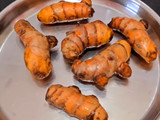 Fresh Haldi Sabzi / Raw Turmeric Sabzi