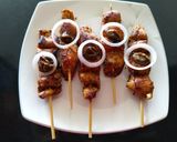 A picture of step 10 of Zaatar Chicken Tandoori Satay.