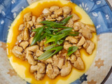 雞肉丁蒸蛋