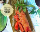 Foto langkah ke 7 dari resep 617. Pepes Tongkol Pedas.