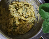 A picture of step 3 of Ajwaain Keiry Kanda Bhajji.