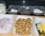 A picture of step 4 of Chicken steak with mushroom sauce.