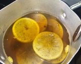 A picture of step 2 of ORANGE TEA❤️.