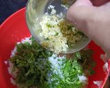 A picture of step 2 of Methi Palak Aaloo Paratha.
