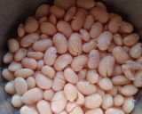 A picture of step 1 of White Dry Lima Beans in Red Gravy (Butter Beans).