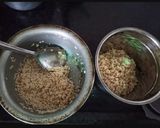 A picture of step 2 of Stuffed Dahi Vada.