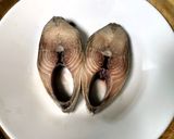 A picture of step 1 of Ilish Macher Malai Curry (Hilsa Fish in Coconut milk gravy) Bengali lunch.