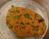 A picture of step 3 of Easy and Crispy Bitter gourd skin muthiyas.