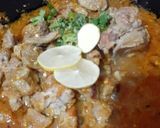 A picture of step 3 of Tawa beef.