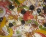 A picture of step 5 of Chicken Tikka pizza and tikka Bread Pizza jo mainy,1st,tym bnata tha.