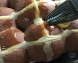 Foto langkah ke 10 dari resep #80 Chocolate Hot Cross Bun - Poolish Method.