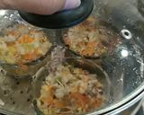 Foto langkah ke 4 dari resep Nasi Tim Kukus Daging Sayuran MPASI 9M+.
