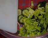 A picture of step 5 of Fattush salad.