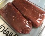 A picture of step 6 of Beef Filets with Marinated Garlic, Thyme, and Rosemary.