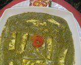 A picture of step 4 of Hyderabadi paneer.