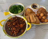Foto langkah ke 6 dari resep Semur cumi bukmis.