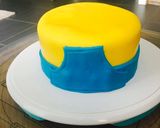 Une image de l'étape 10 de Gateau les Minions CHOCOLAT PASSION (pâte à sucre).