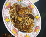 Foto langkah ke 4 dari resep Dadar Telur Cah Tauge & Jamur Siangku/Hioko.
