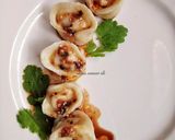 A picture of step 7 of Chicken dumplings(momos).