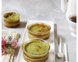 Foto langkah ke 8 dari resep Lapis Singkong Matcha Kelapa Muda Keju.