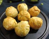 A picture of step 8 of Lilva(pigeon peas) kachori.