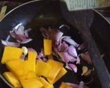 A picture of step 2 of Pumpkin Soup.