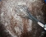 A picture of step 1 of Chocolate ganache cake.