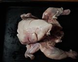 A picture of step 1 of Tandoori bihari whole chicken🐓🧅🌶️.