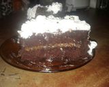 Foto del paso 5 de la receta: Torta de chocolate, crema doble y frutos secos :