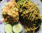 A picture of step 3 of Stir fry spaghetti.