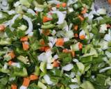 Egg veg  fried rice recipe step 2 photo