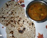 आलू टमाटर की सब्जी और रोटी (Aloo tamatar ki sabzi aur roti recipe in Hindi) रेसिपी चरण 4 फोटो
