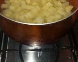 Foto del paso 2 de la receta: Bastoncitos/bombas de papa rellenas de jamón y queso