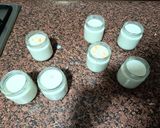 Foto del paso 2 de la receta: Yogures caseros de granada y caqui