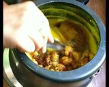 A picture of step 8 of Kadhi pakoda.