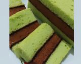 Foto langkah ke 9 dari resep Lapis Pandan Coklat.