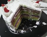 Foto langkah ke 6 dari resep Rainbow Cake Kukus.