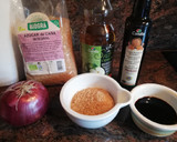 Foto del paso 2 de la receta: Discos de calabacín con chutney de pimiento rojo