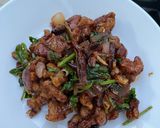 รูปขั้นตอนการทำที่ 7 ของ ไก่ผัดขึ้นฉ่ายพริกเผา