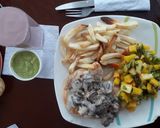 Foto del paso 1 de la receta: Pollo en salsa de champiñones con ensalada de frutas