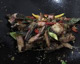 Foto langkah ke 4 dari resep Cakalang Asap (fufu) masak Santan.
