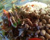 A picture of step 6 of Ropa Vieja.